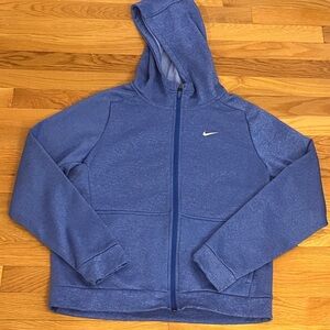 Nike Kids Hoodie full zip sweatshirt in Blue